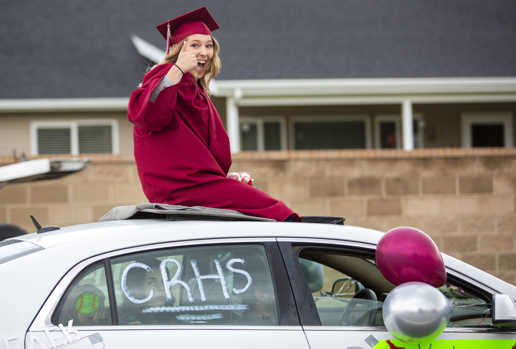 Canyon Ridge seniors honored in graduation parade